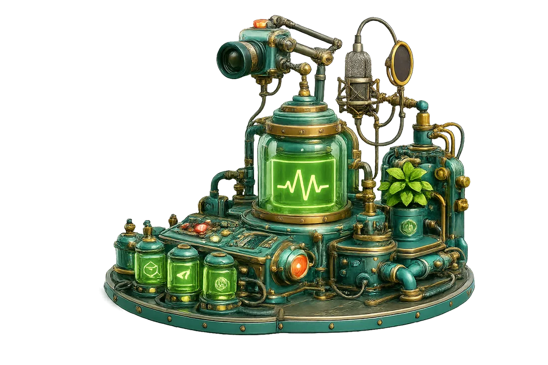 Produce station in the Riggg factory