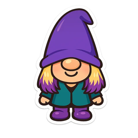 Megan Fister — illustrated gnome avatar